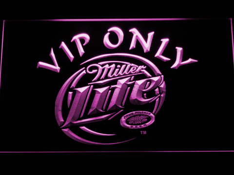 Miller Lite VIP Only LED Neon Sign